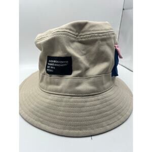 Ditch Bros Merch Cargo Cap Tan Bucket Hat w/ Pocket One Size USED